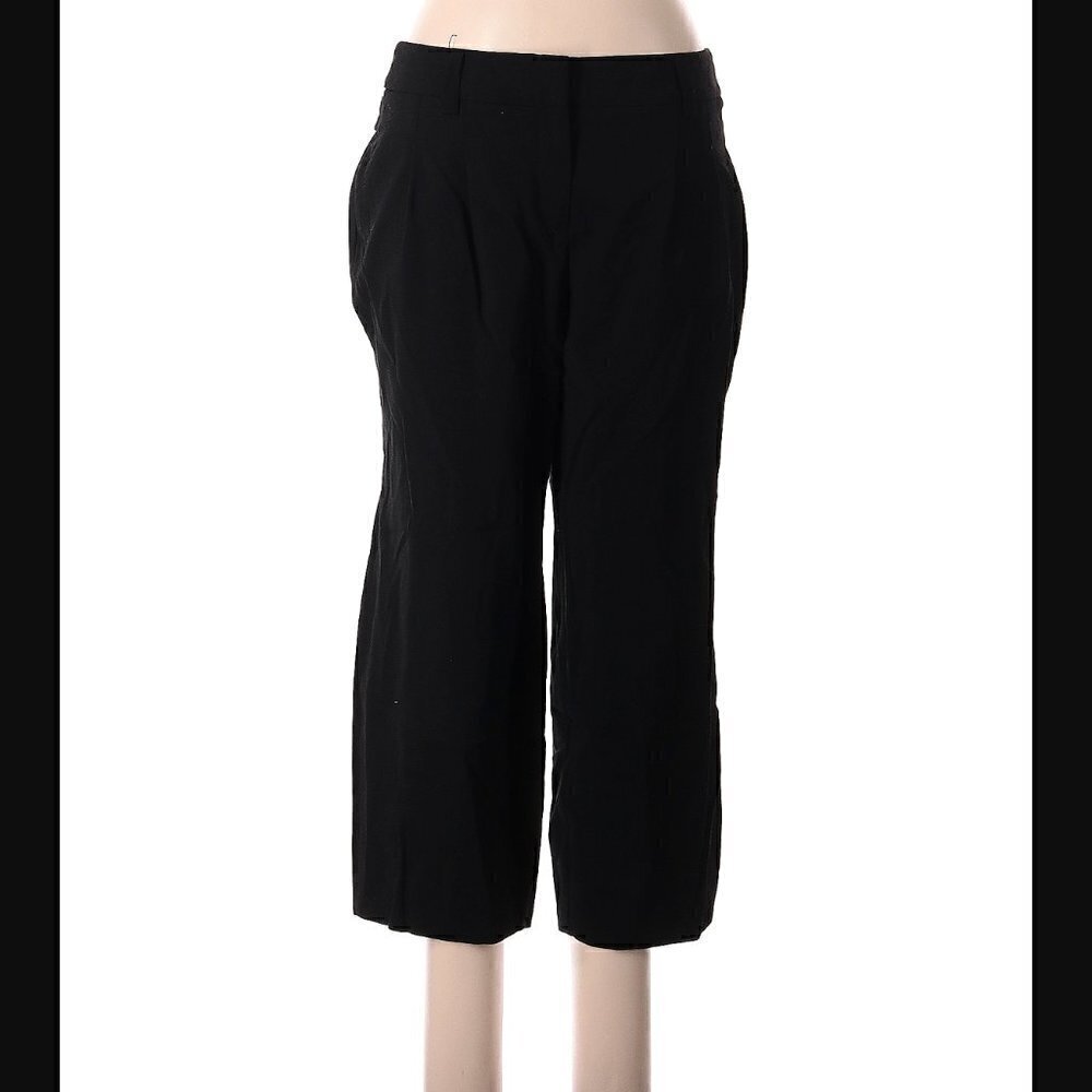Body by Victoria Victoria's Secret Womens Sz 8 The Marisa Fit Cropped Pant Black